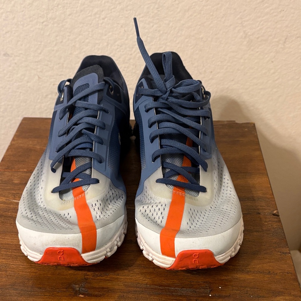 Men's Athletic Shoes in Blue and Orange